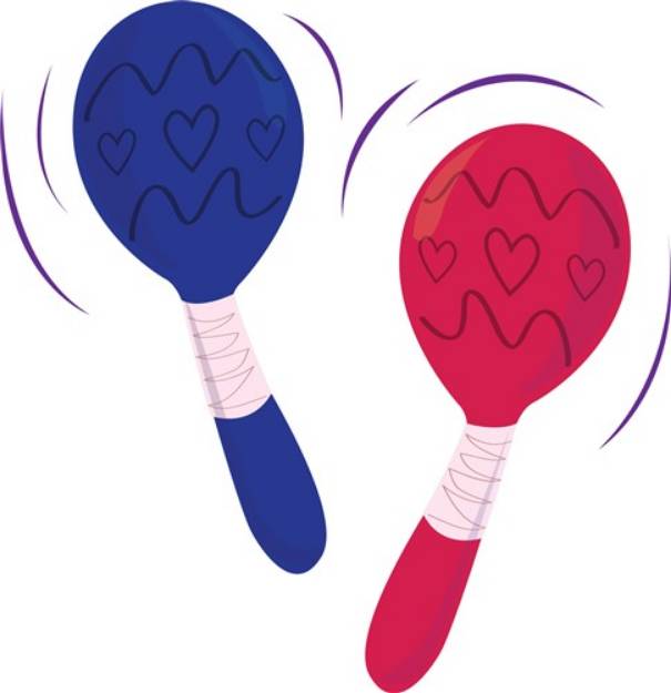 Picture of Maracas Shakers SVG File