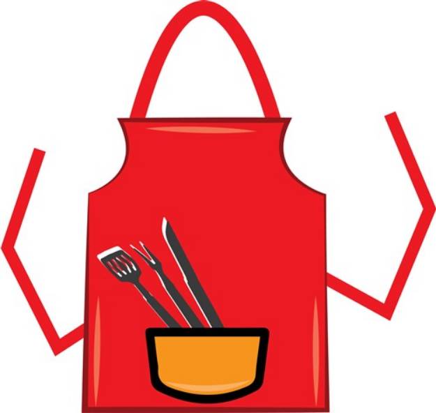 Picture of Grill Apron SVG File