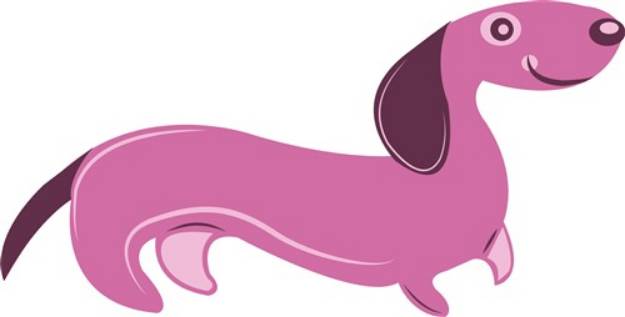 Picture of Wiener Dog SVG File