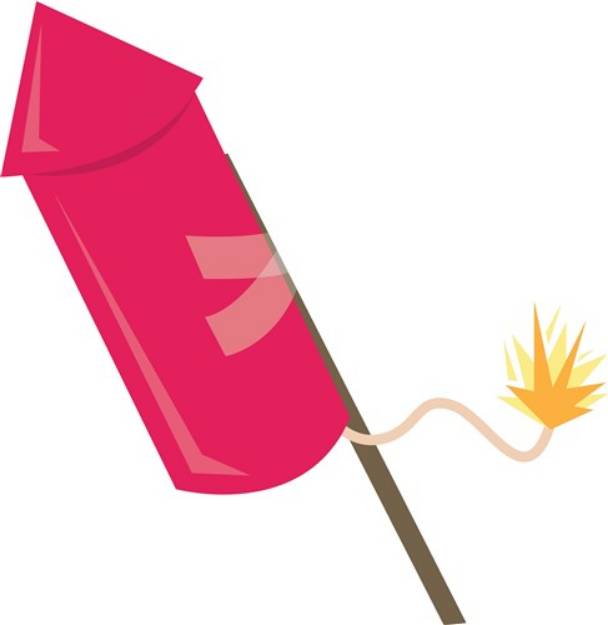 Picture of Firework Rocket SVG File
