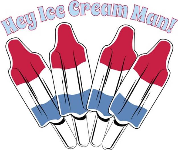 Picture of Ice Cream Man SVG File