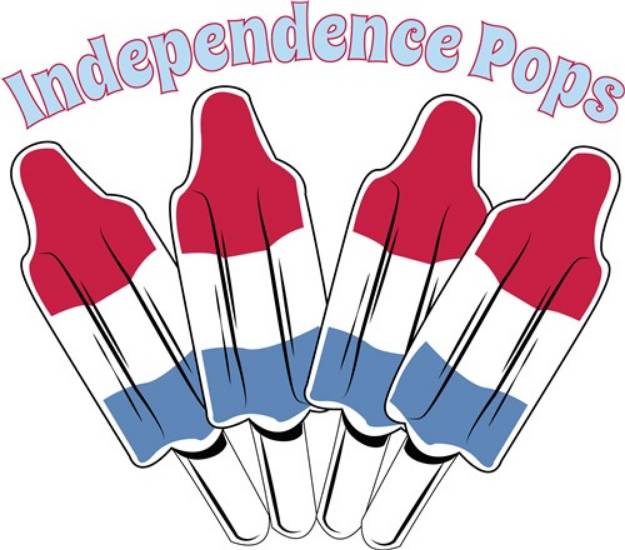 Picture of Independence Pops SVG File