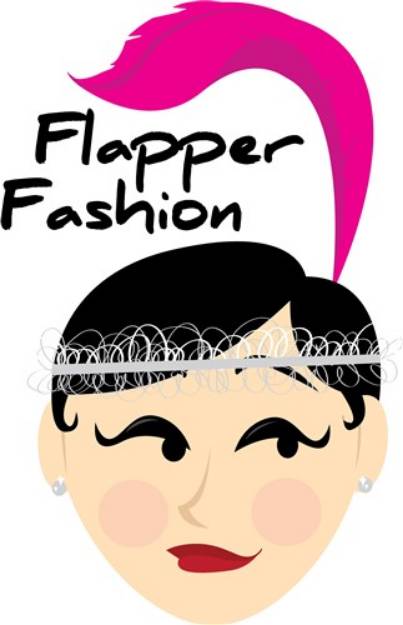 Picture of Flapper Fashion SVG File
