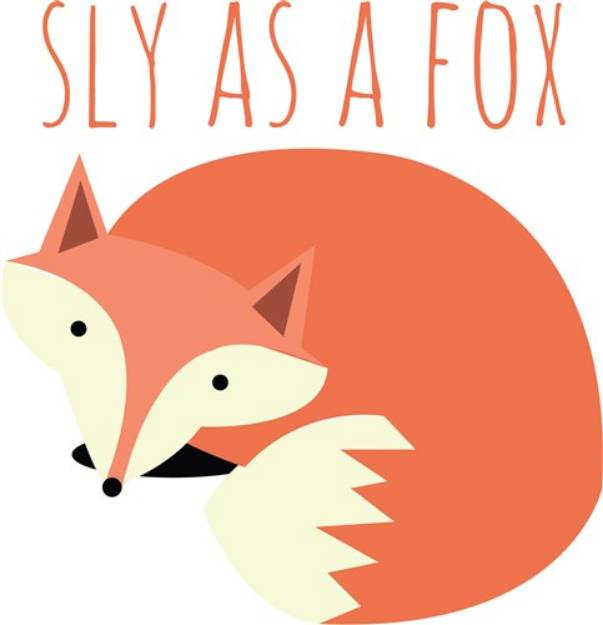 Picture of Sly As A Fox SVG File