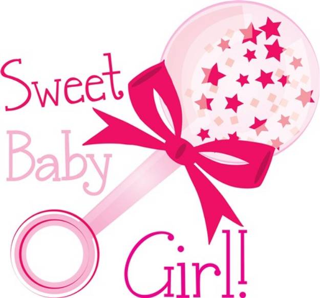 Picture of Sweet Baby Girl SVG File