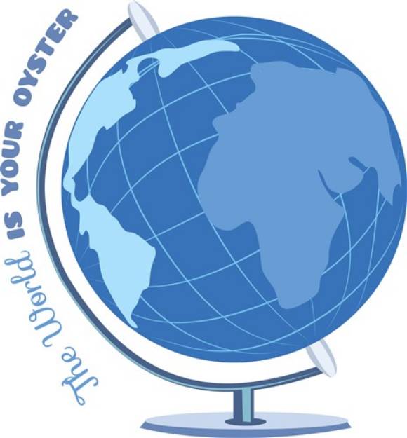 Picture of Oyster Globe SVG File