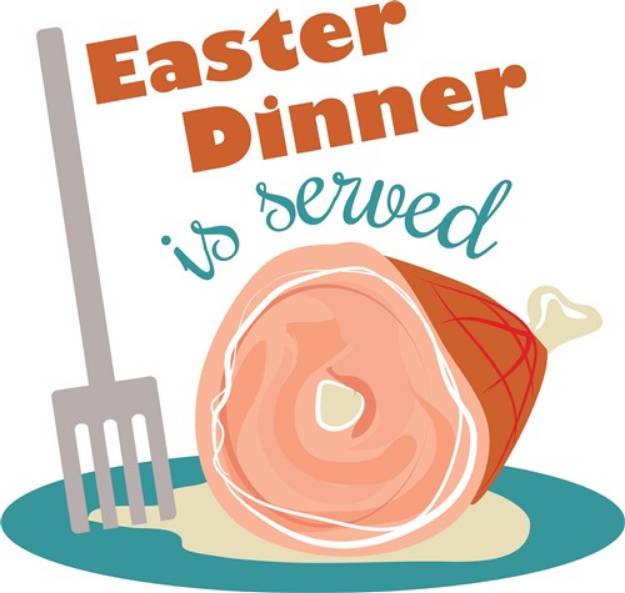Picture of Easter Dinner SVG File