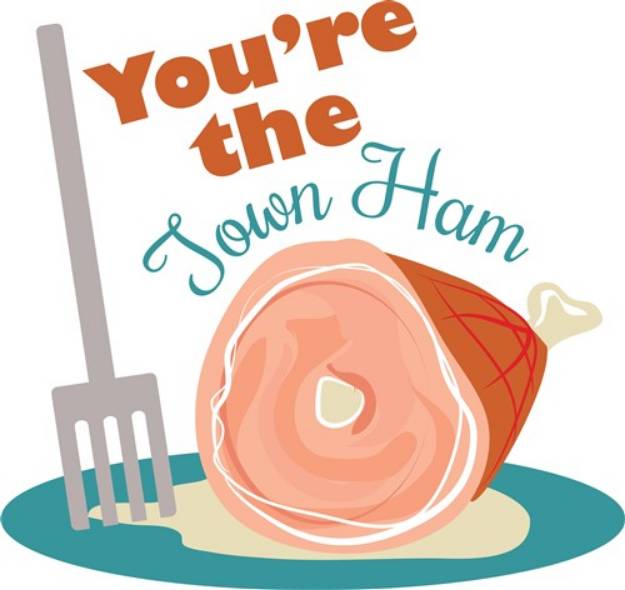 Picture of Town Ham SVG File