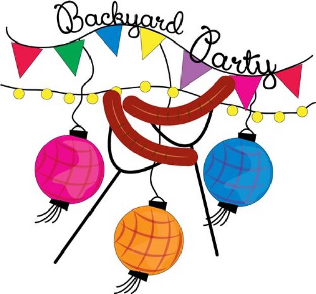 Picture of Backyard Party SVG File