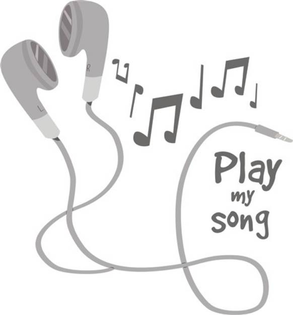 Picture of Play My Song SVG File