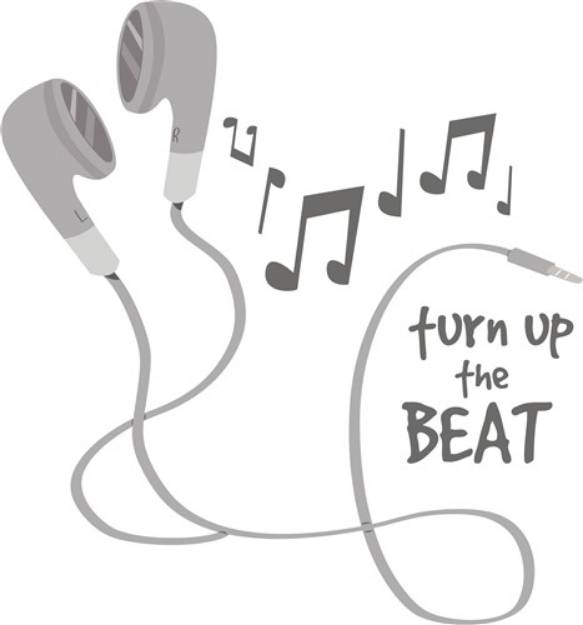 Picture of Turn up the Beat SVG File