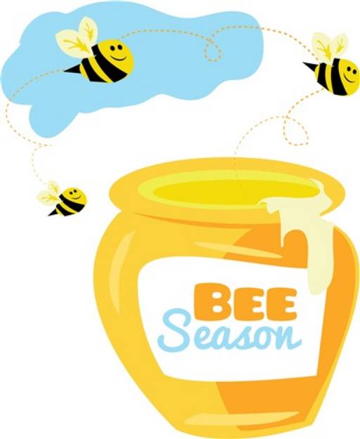 Picture of Bee Season SVG File