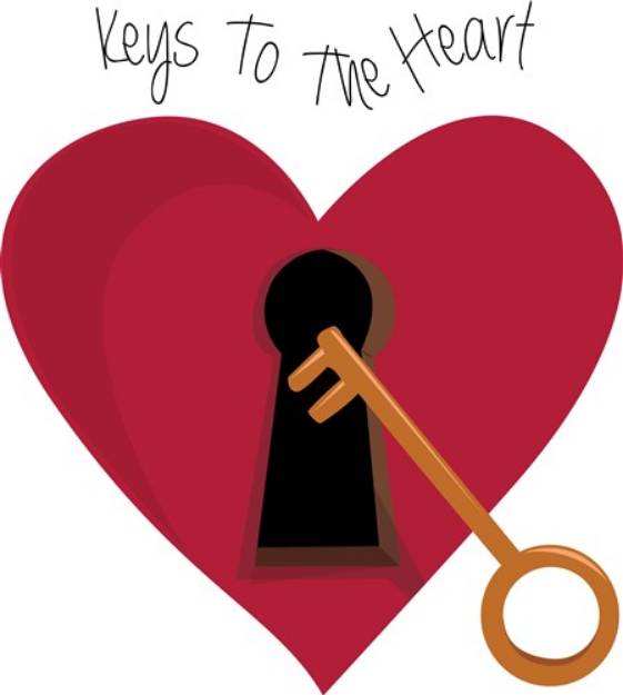 Picture of Keys to the Heart SVG File