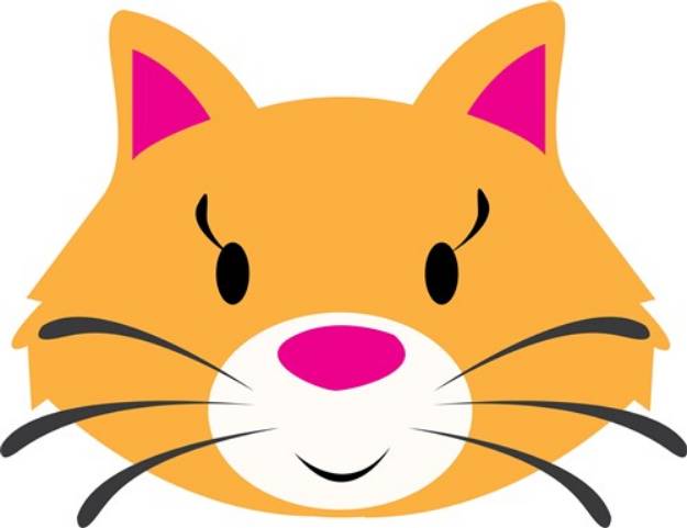Picture of Cat Head SVG File