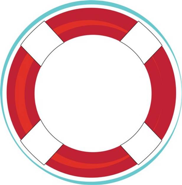 Picture of Lifesaver Float SVG File