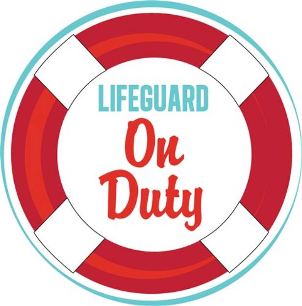 Picture of Lifeguard Duty SVG File