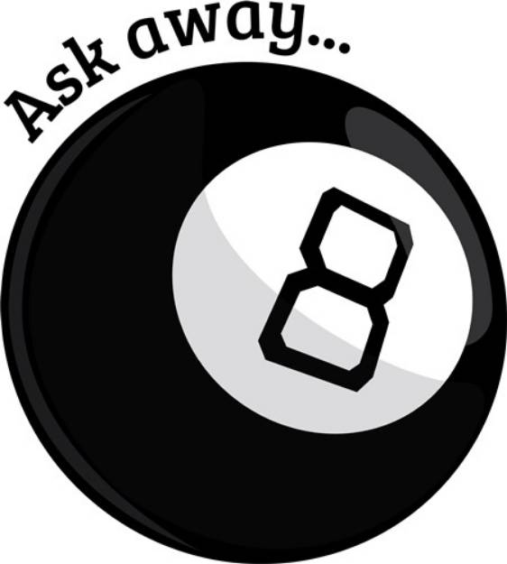 Picture of Ask Away... SVG File