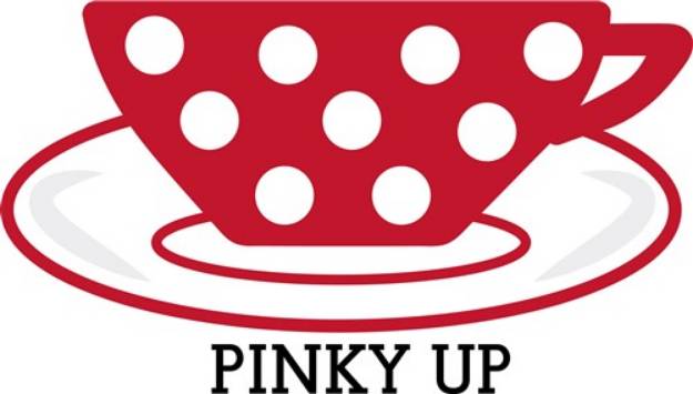 Picture of Pinky Up SVG File