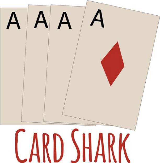 Picture of Card Shark SVG File