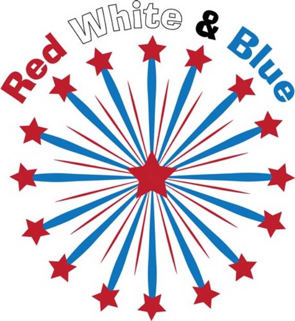 Picture of Red White And Blue SVG File