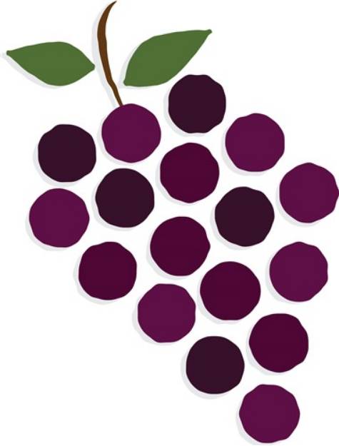 Picture of Grapes SVG File