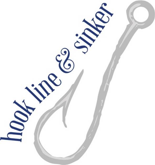 Picture of Hook Line & Sinker SVG File