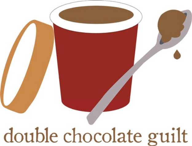 Picture of Chocolate Guilt SVG File