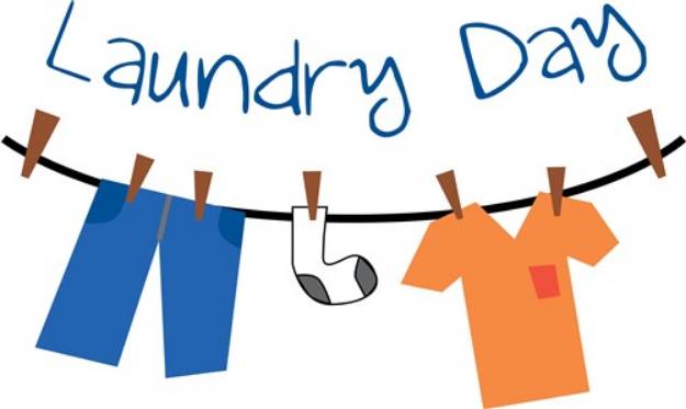 Picture of Laundry Day SVG File