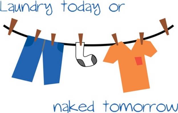 Picture of Laundry Today SVG File