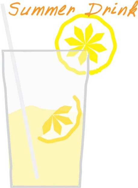 Picture of Summer Drink SVG File