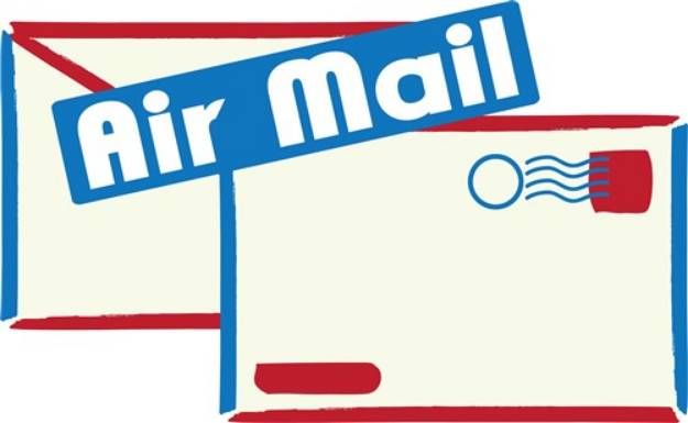 Picture of Air Mail SVG File