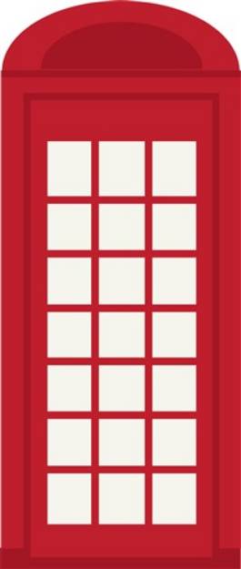 Picture of British Phonebooth SVG File