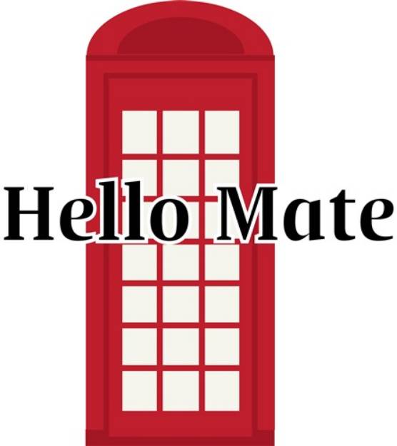 Picture of Hello Mate SVG File