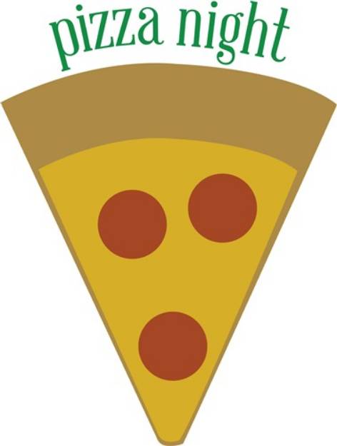 Picture of Pizza Night SVG File