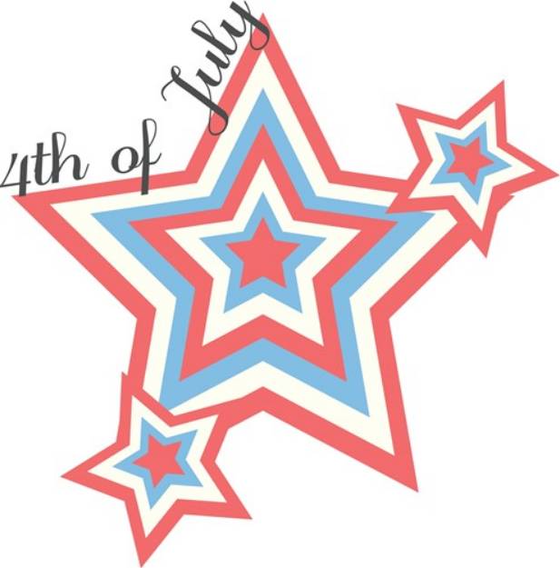 Picture of 4th Of July SVG File