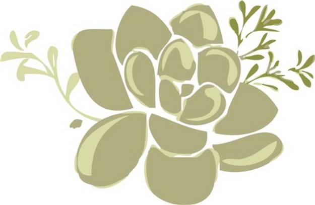 Picture of Green Flower SVG File