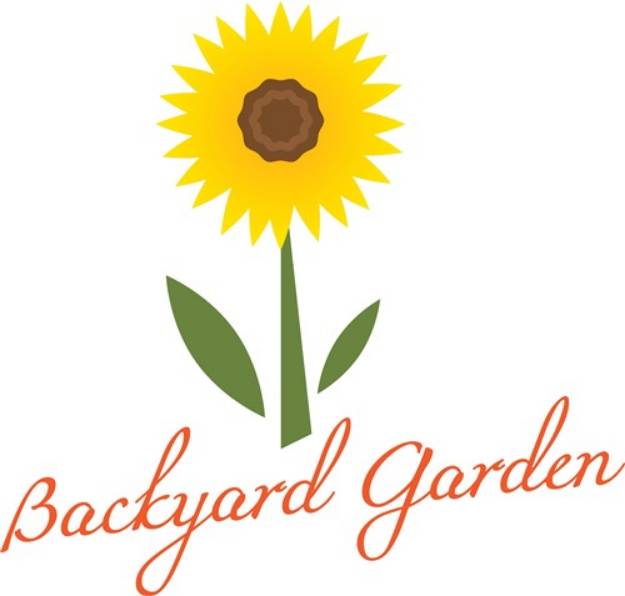 Picture of Backyard Garden SVG File