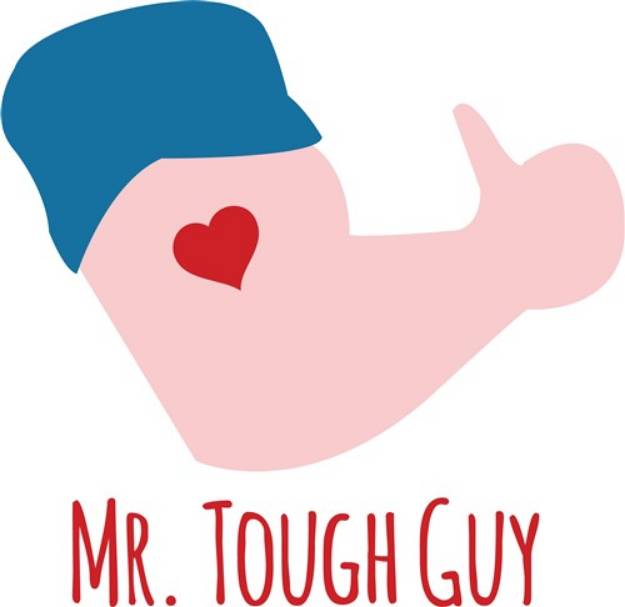 Picture of Tough Guy SVG File