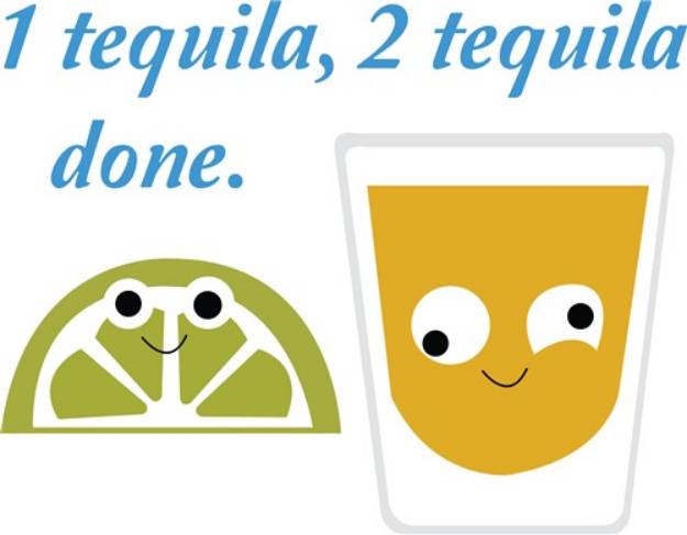 Picture of 1 Tequila SVG File