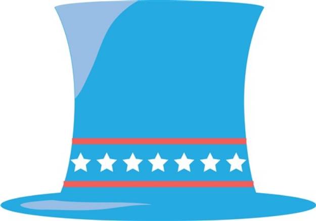 Picture of Patriotic Hat SVG File