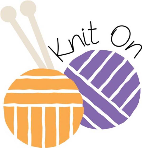 Picture of Knit On SVG File