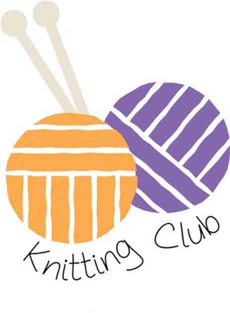 Picture of Knitting Club SVG File
