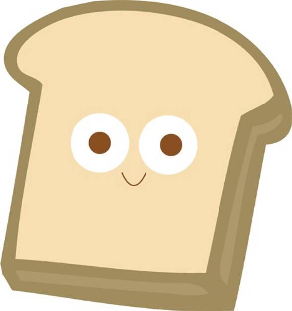Picture of Slice Of Bread SVG File