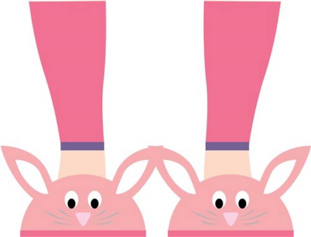 Picture of Bunny Slippers SVG File