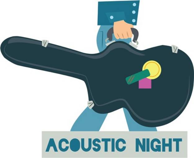 Picture of Acoustic Night SVG File