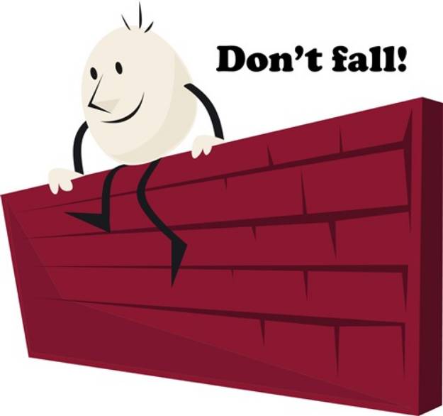 Picture of Dont Fall SVG File