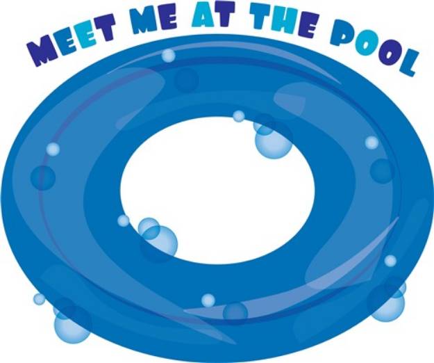 Picture of Meet At Pool SVG File