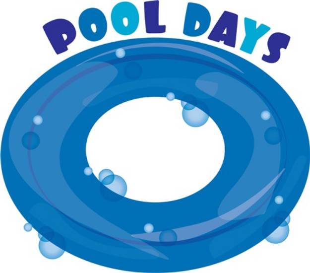 Picture of Pool Days SVG File