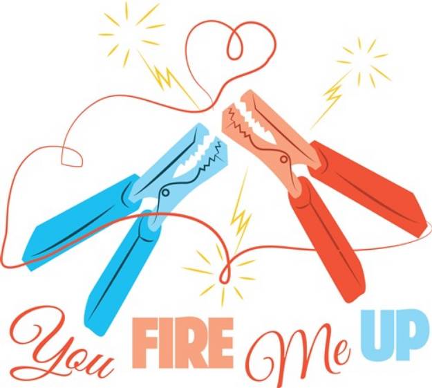 Picture of Fire Me Up SVG File