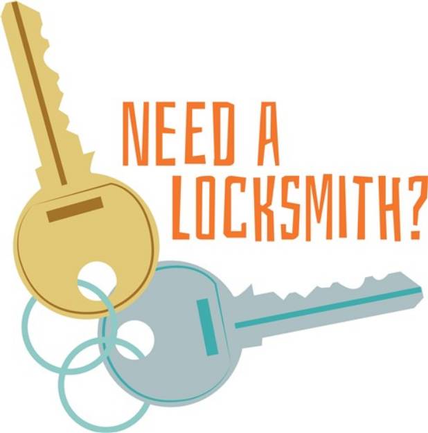 Picture of Need Locksmith SVG File